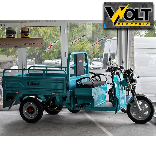 View 1 of Селскостопанска CARGO товарна триколка 600кг. VOLT ELECTRIC BULLMAX S-800 с документи за регистрация