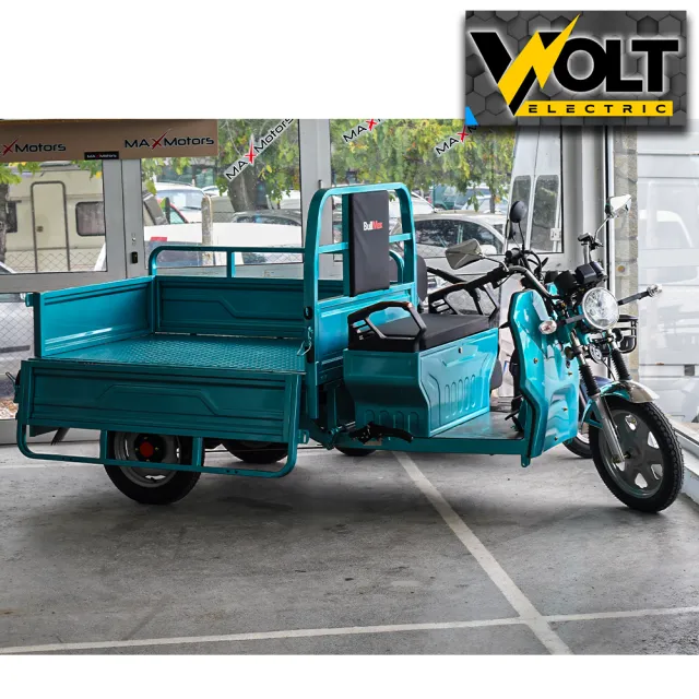 View 2 of Селскостопанска CARGO товарна триколка 600кг. VOLT ELECTRIC BULLMAX S-800 с документи за регистрация