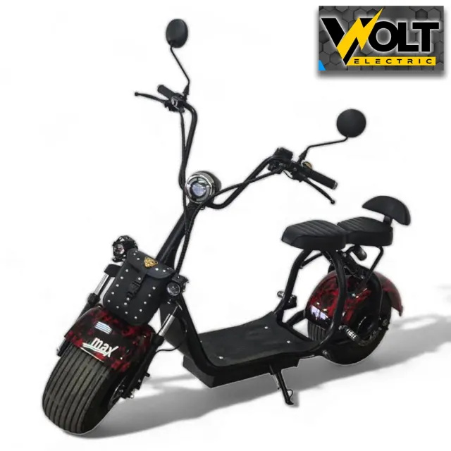 View 1 of Електрически скутер BullMaX HARLEY PREMIUM S модел с двойна седалка