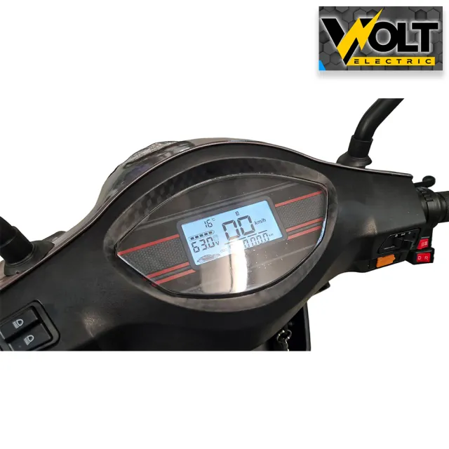 View 9 of Луксозна електрическа триколка VOLT Electric FM1, GRAY, 1500W, 20Ah, плавен старт, аудио система и аларма, рекуперация, магнитна спирачка