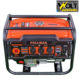Бензинов генератор агрегат за ток Fullmax 3,5 kW, ръчен, монофазен Бензинов генератор агрегат за ток Fullmax 3,5 kW, ръчен, монофазен