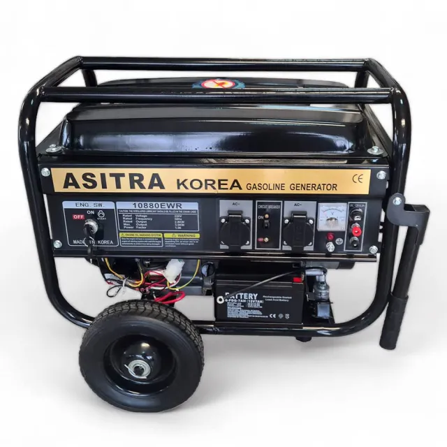 View 2 of Бензинов генератор за ток ASITRA 3.5kW с медни намотки и дистанционно управление