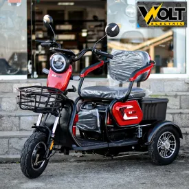 Електрическа триколка BULLMAX C1, 1500W, 20Ah, червена