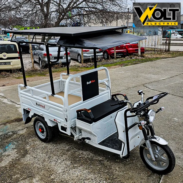 View 8 of Селскостопанска CARGO товарна триколка 600кг. VOLT ELECTRIC BULLMAX S-800 с документи за регистрация