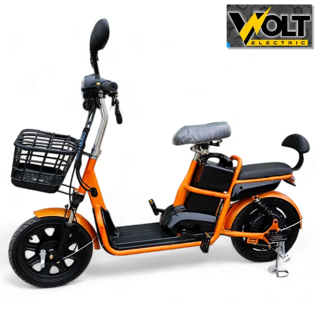 View 2 of Електрически скутер с педали Volt Electric J-ONE ORANGE, 500W, 48V, без регистрация