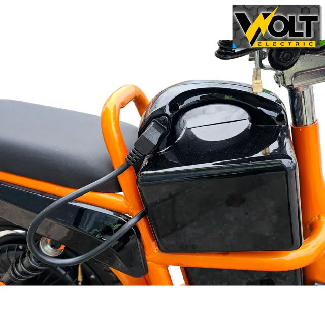View 3 of Електрически скутер с педали Volt Electric J-ONE ORANGE, 500W, 48V, без регистрация