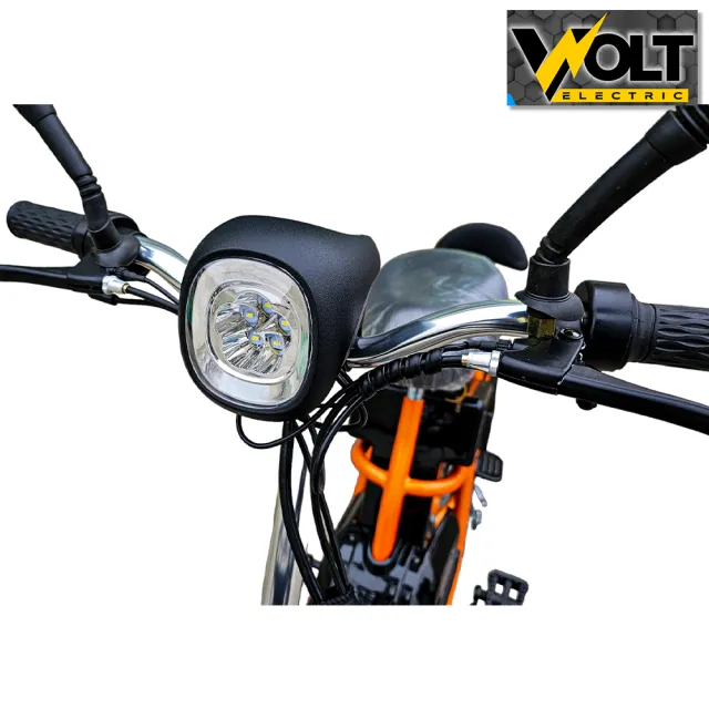 View 4 of Електрически скутер с педали Volt Electric J-ONE ORANGE, 500W, 48V, без регистрация