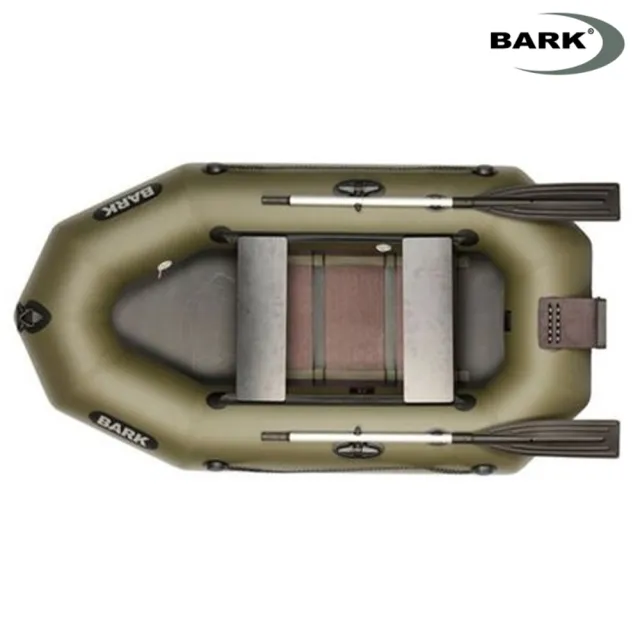 View 1 of Надуваема двуместна гребна лодка BARK B-250CND с оребрено дъно,подвижна седалка,транцева дъска