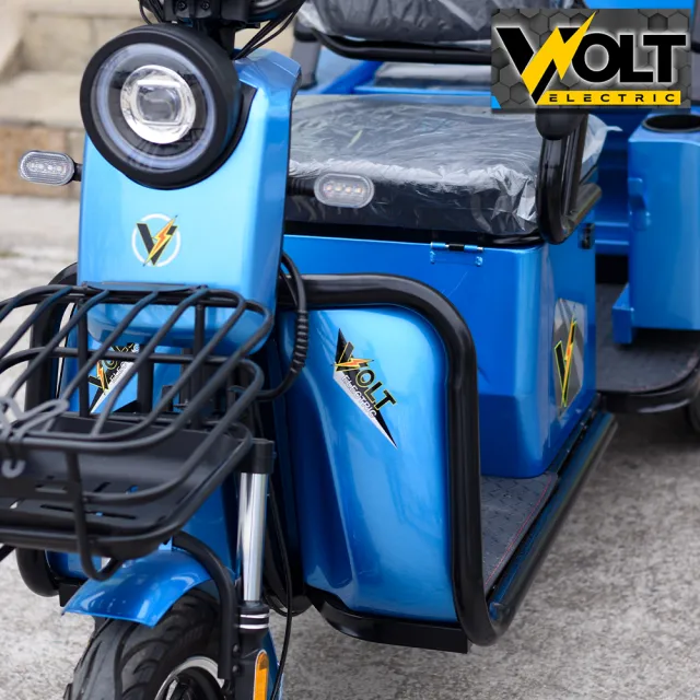 View 3 of Двуместна CARGO електрическа триколка VOLT Electric A10, 1500W
