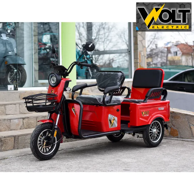 View 5 of Двуместна CARGO електрическа триколка VOLT Electric A10, 1500W