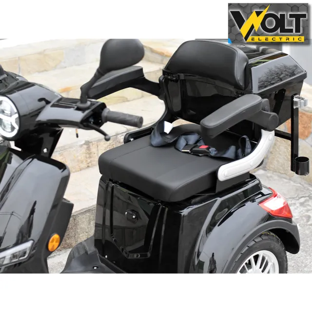 View 2 of Електрическа триколка VOLT ELECTRIC FM1 BLACK, LED, 1500W, магнитна спирачка, рекуперация