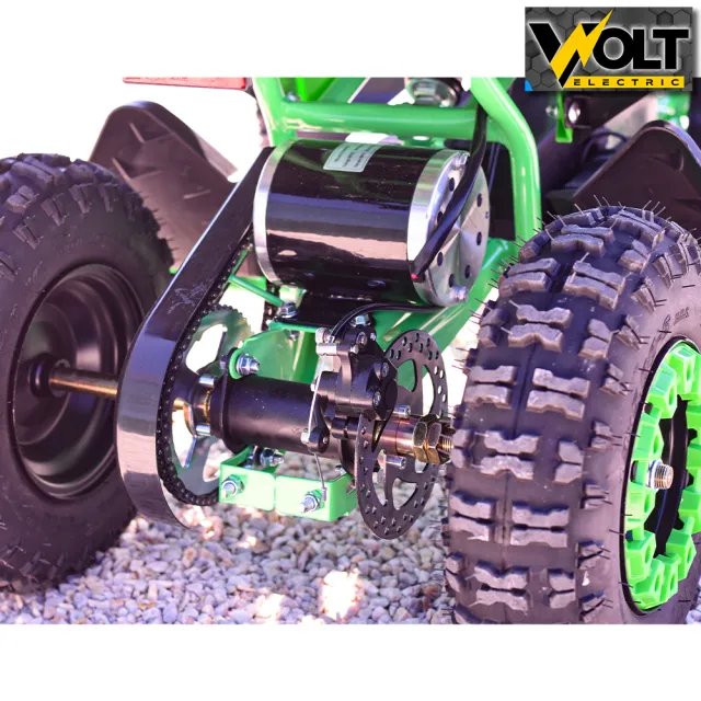 View 3 of Детско електрическо ATV NIGHTHAWK 1200W, 36V, с родителски контрол, музика и флаг