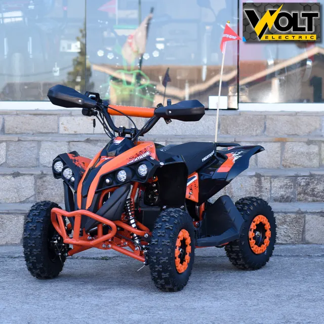 View 8 of Детско електрическо ATV NIGHTHAWK 1200W, 36V, с родителски контрол, музика и флаг