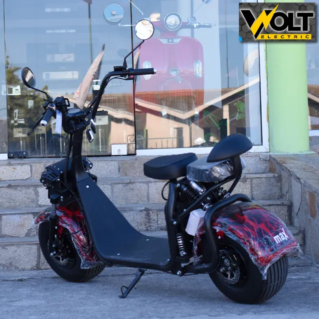 View 2 of Електрически скутер BULLMAX Big City Harley 1500W, 60V, 12Ah, с литиева батерия