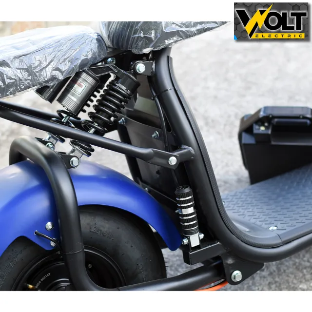 View 4 of Електрически скутер BULLMAX Big City Harley 1500W, 60V, 12Ah, с литиева батерия, BLUE