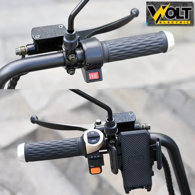 View 7 of Електрически скутер BULLMAX Big City Harley 1500W, 60V, 12Ah, с литиева батерия, BLUE