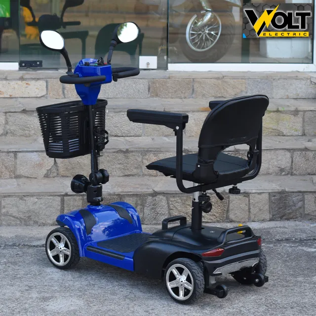 View 2 of Инвалидна електрическа четириколка Volt Electric N1 500W за възрастни и трудноподвижни хора с MAXI гуми и преносима батерия