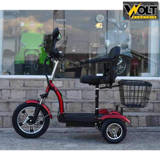 View 2 of Електрическа триколка Volt Electric A6+, задно задвижване, кресло с подлакътници, 750W, 48V