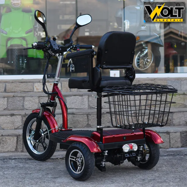 View 3 of Електрическа триколка Volt Electric A6+, задно задвижване, кресло с подлакътници, 750W, 48V