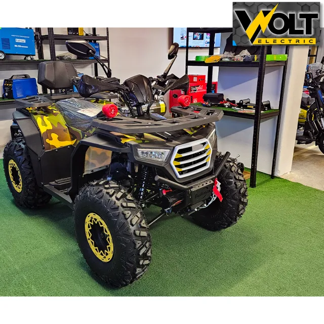 View 2 of Бензиново АТВ BULLMAX 200cc, R/N/D автоматик, лебедка, теглич, маслено охлаждане, YELLOW CAMOUFLAGE