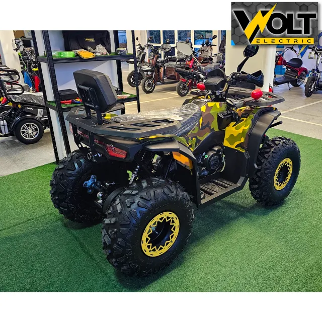 View 3 of Бензиново АТВ BULLMAX 200cc, R/N/D автоматик, лебедка, теглич, маслено охлаждане, YELLOW CAMOUFLAGE