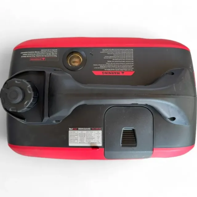 View 5 of Инверторен хибриден генератор за ток Bullmax 2500i, газ/бензин, червен, монофазен, 2.2kW