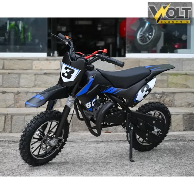 View 1 of Детски бензинов кросов мотор, 50cc, DIRT BIKE, двутактов двигател