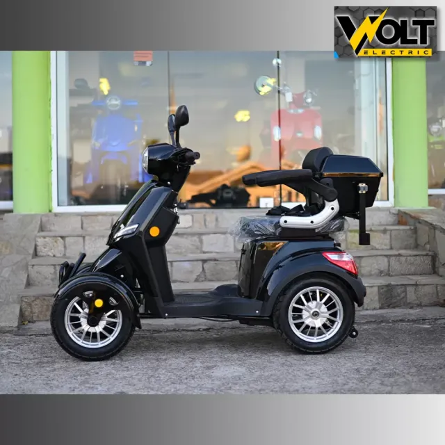 View 3 of Електрическа четириколка Volt Electric FM4 LED с магнитна спирачка и рекуперация BLACK