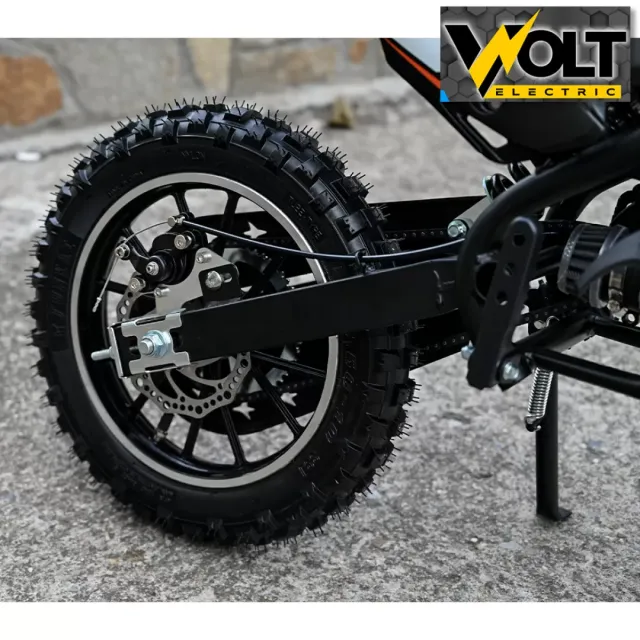 View 5 of Детски бензинов кросов мотор, 50cc, DIRT BIKE, двутактов двигател, оранжев