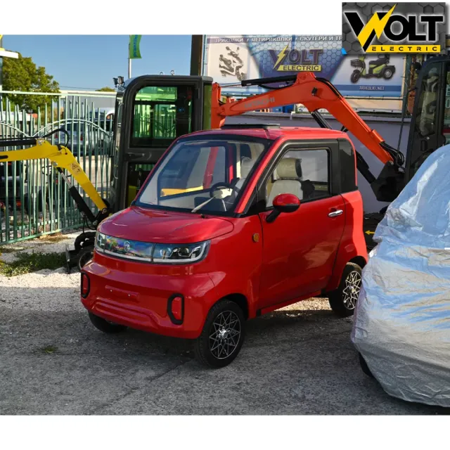 View 1 of Електрически автомобил Bullmax BN603, EEC, L6e, 3000W, 72V, 105Ah литиева батерия, червен