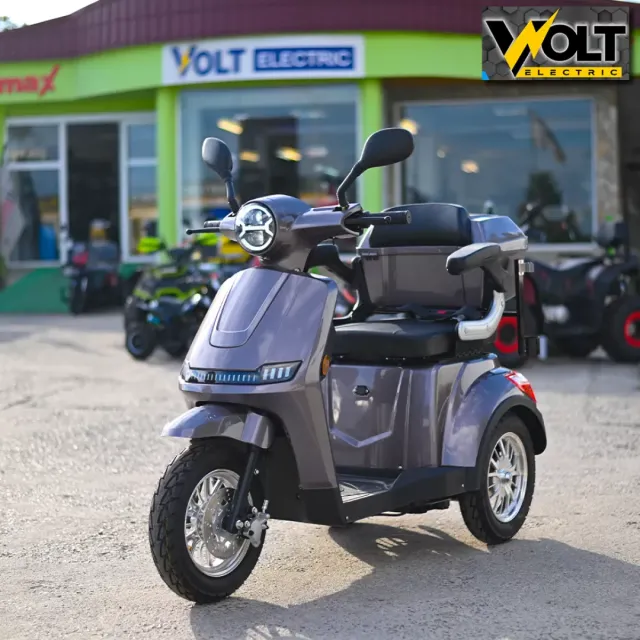 View 5 of Електрическа триколка Volt Electric FM1 LED ROBOT с рекуперация и магнитна спирачка, 1500W, 60V