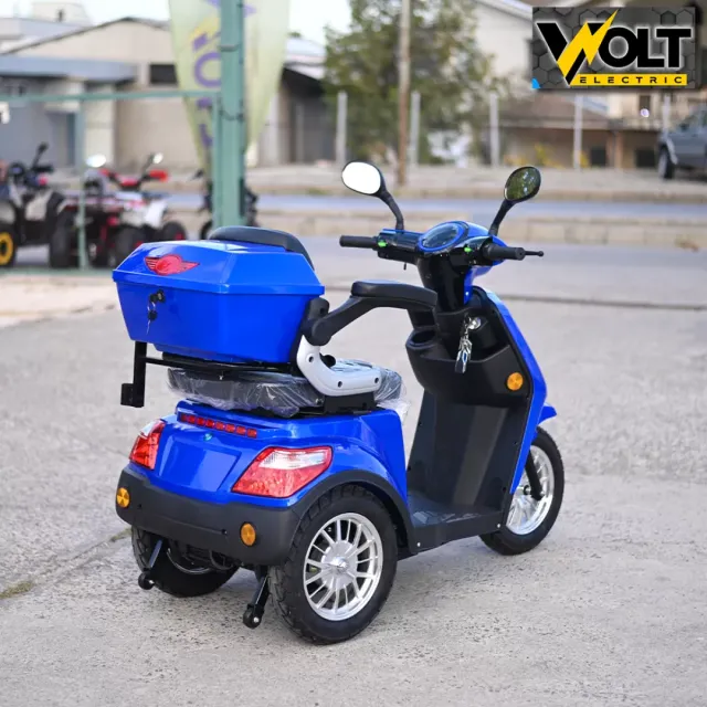 View 9 of Електрическа триколка Volt Electric FM1 LED ROBOT с рекуперация и магнитна спирачка, 1500W, 60V