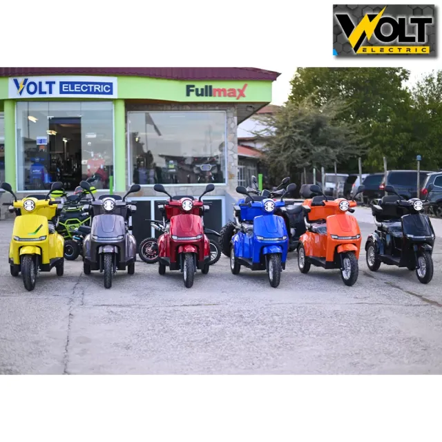 View 14 of Електрическа триколка Volt Electric FM1 LED ROBOT с рекуперация и магнитна спирачка, 1500W, 60V