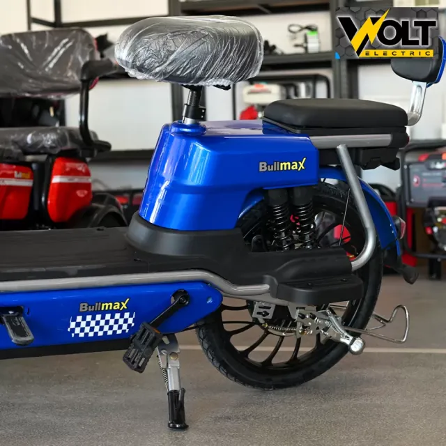 View 3 of Двуместен електрически скутер велосипед с педали BULLMAX FLY 20" джанти, 750W, 12Ah