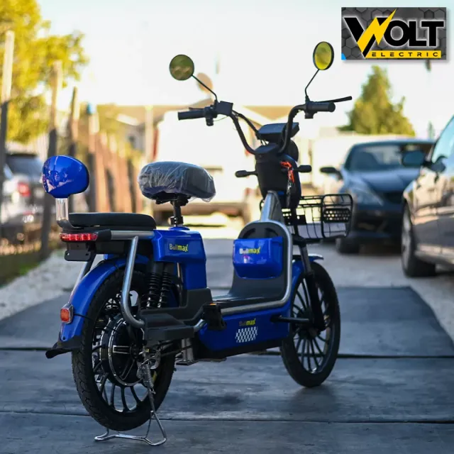 View 8 of Двуместен електрически скутер велосипед с педали BULLMAX FLY 20" джанти, 750W, 12Ah