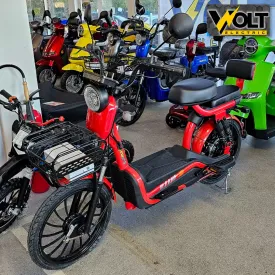 Електрически скутер- велосипед с педали 20" джанти, BULLMAX SNAKE, 750W, 48V, 20Ah, RED