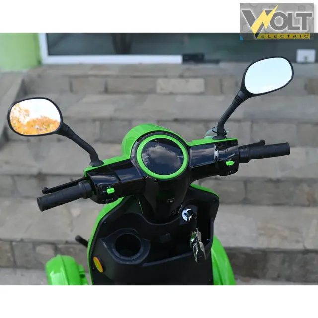View 6 of Електрическа четириколка Volt Electric FM4 LED с магнитна спирачка и рекуперация, GREEN