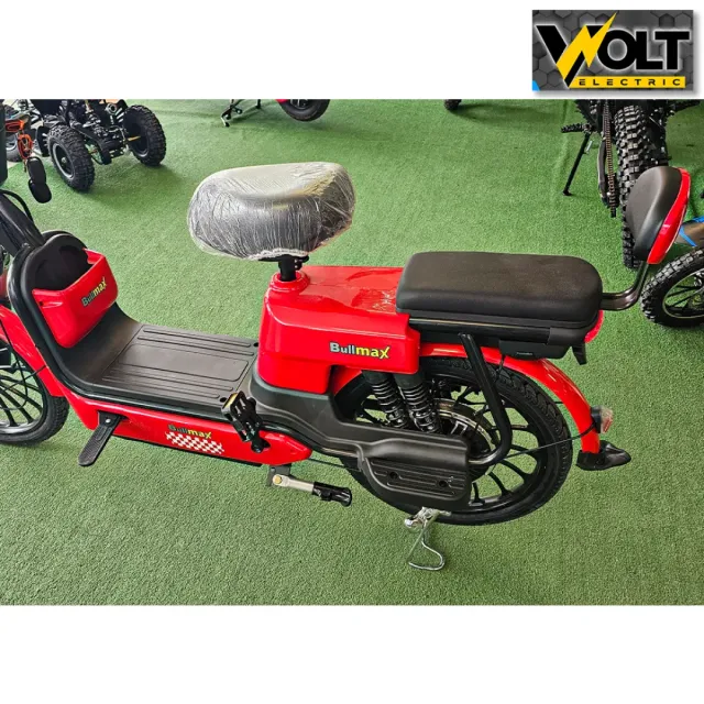 View 5 of Двуместен електрически скутер с педали BULLMAX FLY 20" джанти, 750W, 12Ah, RED