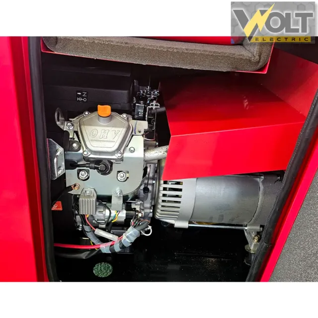 View 5 of Генератор за ток 12.5kW, бензинов, обезшумен, комбиниран трифазен/монофазен, BULLMAX LT-12500BG-3, връзка с ATS