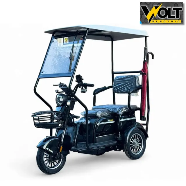 View 1 of Електрическа триколка с покрив BULLMAX C2, 2+1 места, 60V, 1500W