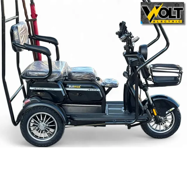 View 6 of Електрическа триколка с покрив BULLMAX C2, 2+1 места, 60V, 1500W