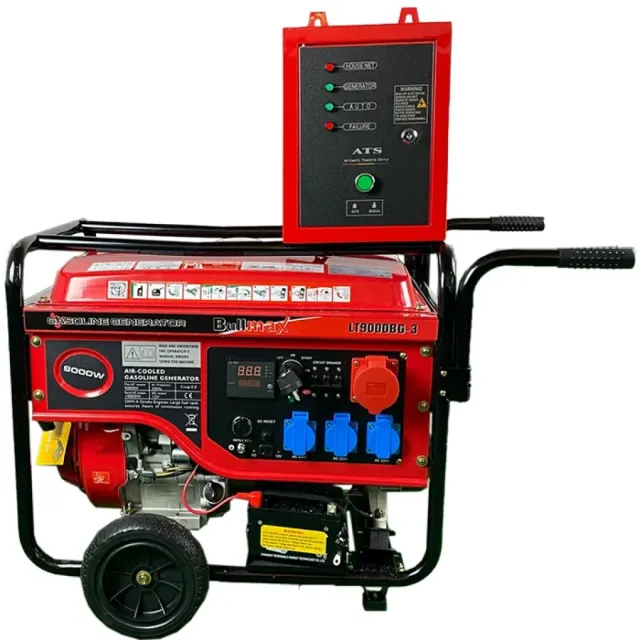 View 3 of Трифазен бензинов генератор за ток 9 kW, BULLMAX LT-9500BG-3