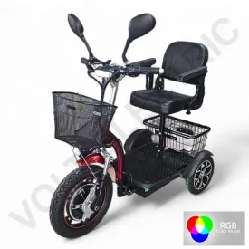 Електрическа триколка Volt Electric A3 LUX RGB 750W, кресло с подлакътници
