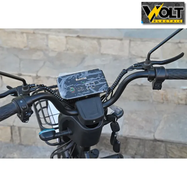 View 7 of Триместна електрическа триколка BULLMAX C1 MAX 1500W, с офроуд 10'' гуми, черна