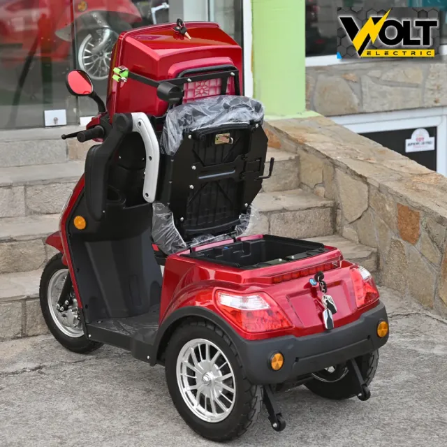 View 6 of Луксозна електрическа триколка VOLT Electric FM1, 1500W, 20Ah, плавен старт, аудио система и аларма, рекуперация, магнитна спирачка