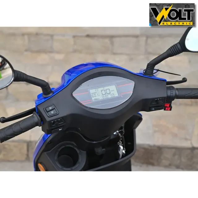 View 8 of Луксозна електрическа триколка VOLT Electric FM1, BLUE, 1500W, 20Ah, плавен старт, аудио система и аларма, рекуперация, магнитна спирачка