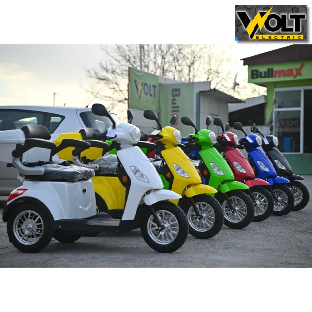 View 10 of Луксозна електрическа триколка VOLT Electric FM1, BT, рекуперация, магнитна спирачка, зелена