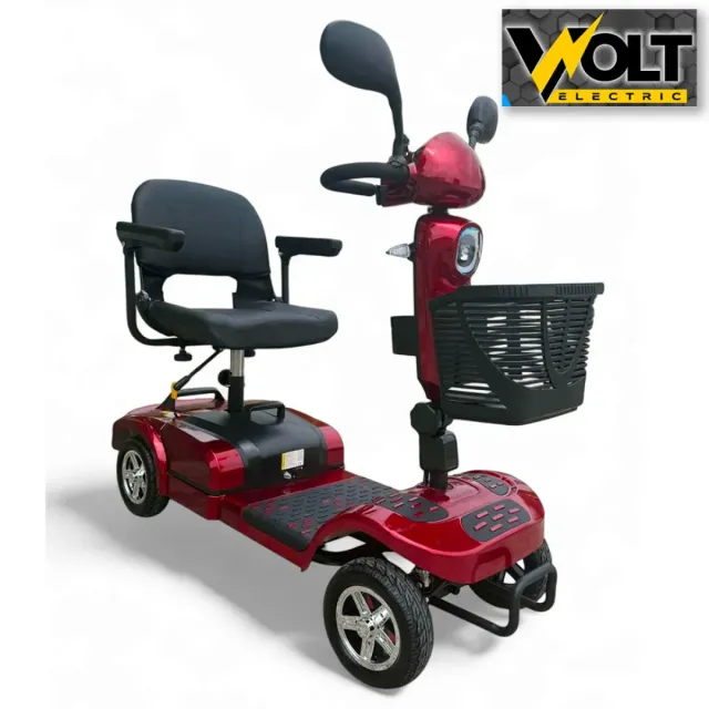 View 2 of Инвалидна четириколка на ток за възрастни и трудноподвижни хора Volt Electric N2, 24V, 20Ah, с електромагнитна спирачка, дълга база