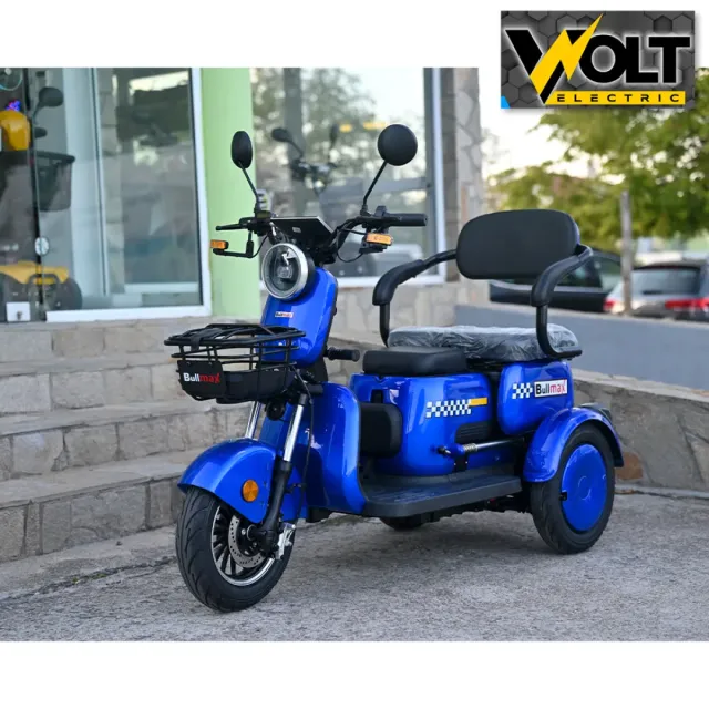 View 7 of Триместна електрическа триколка BULLMAX C3, 2000W, 60V, 10” джанти, CE сертификат