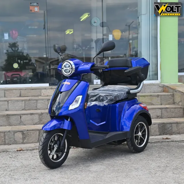 View 1 of Eлектрическа триколка за възрастни BULLMAX B1 CE LED, 1500W, 60V, 20Ah, CE сертификат